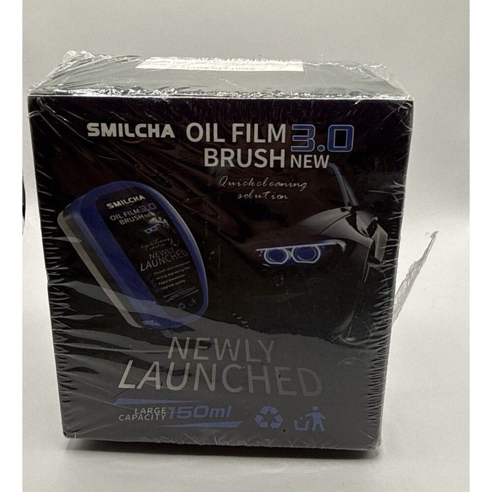 Automotive Oil Film Cleaning Brush Reusable Car Glass Cleaning Board Remover US